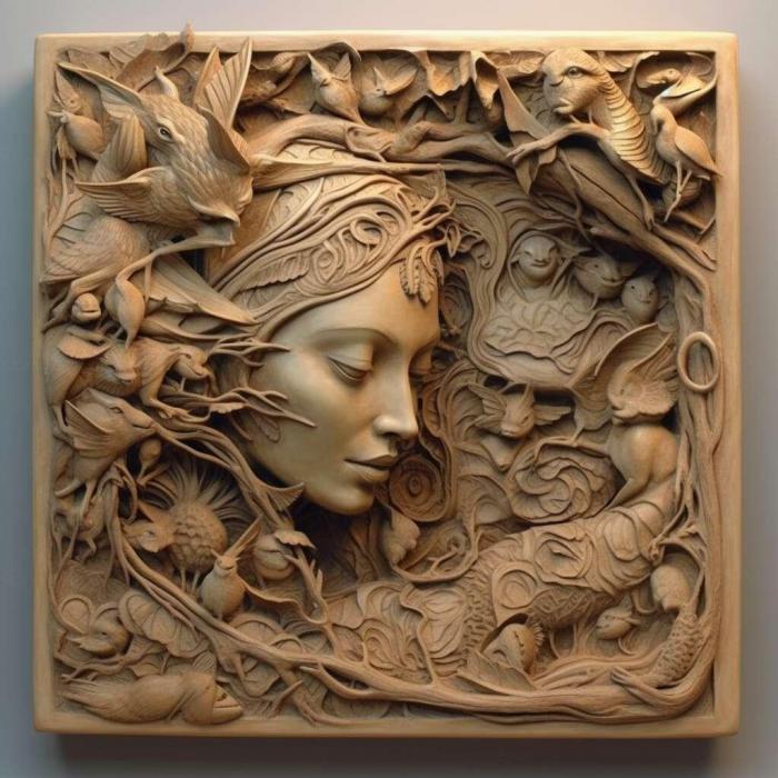 نموذج ثلاثي الأبعاد لآلة CNC 3D Art 